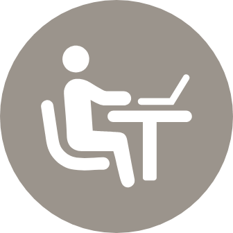 Work easier with functional built-in desks (in select homes)